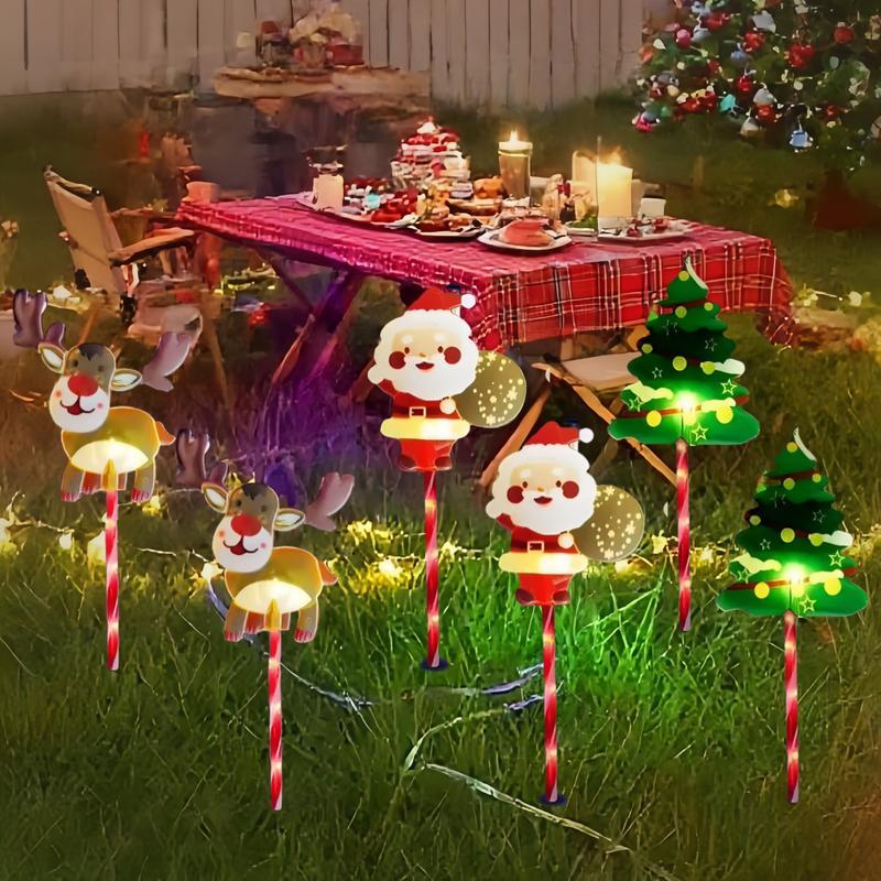 6-Pack Solar Christmas Decorative Lights - LED Fairy