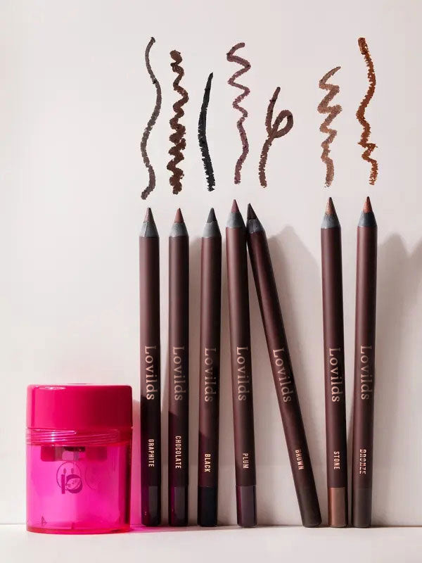 24 HR Waterproof Eyeliner Duo Sharpenable Eye Pencil
