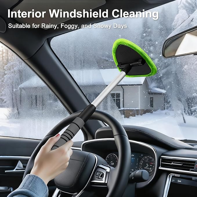 💥 💥 Windshield Cleaning Tool-Microfiber Car Window Cleaner 🔥