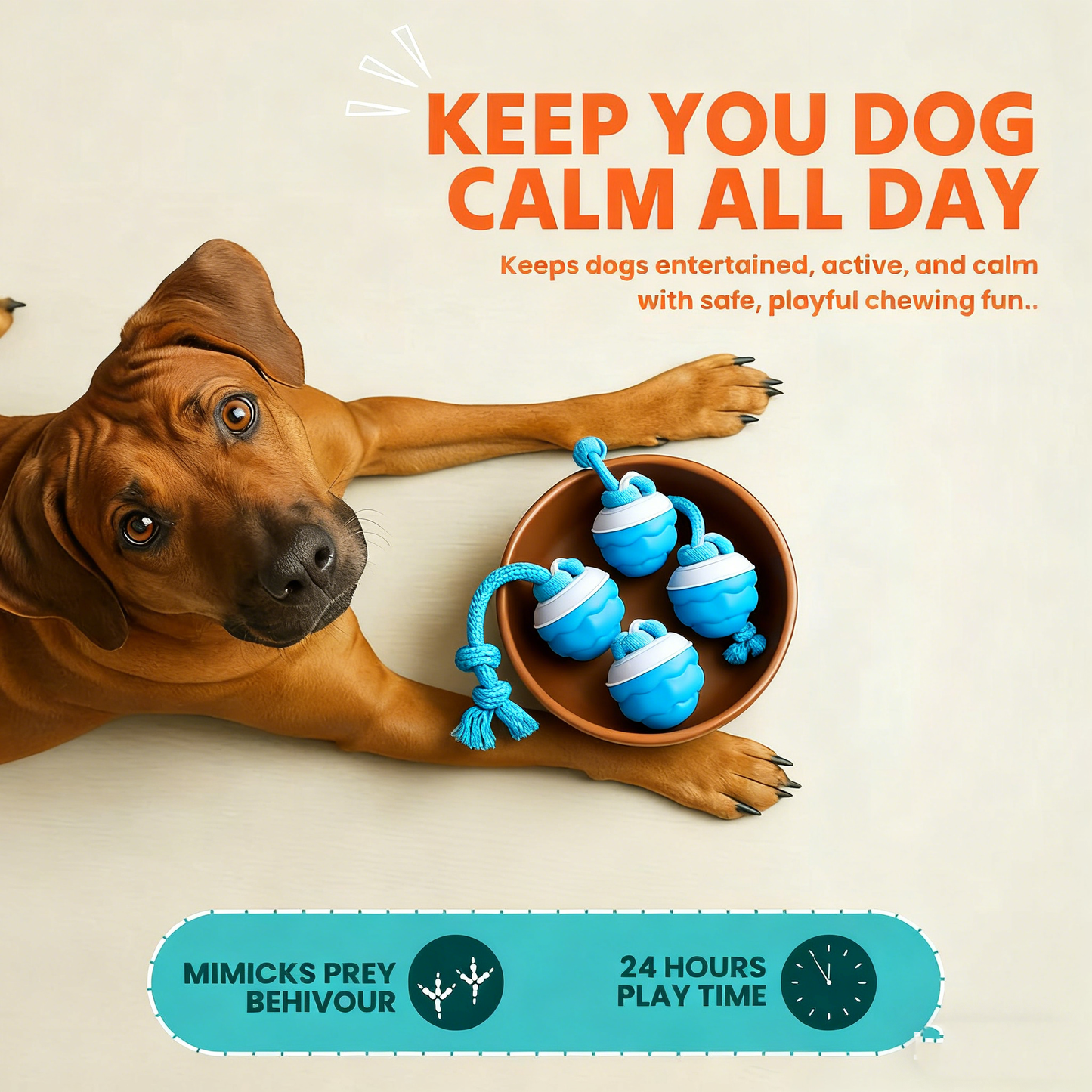 🔥LAST DAY SALE-80% OFF🔥-The Chase Buddy Dog Boredom Stimulating Toy