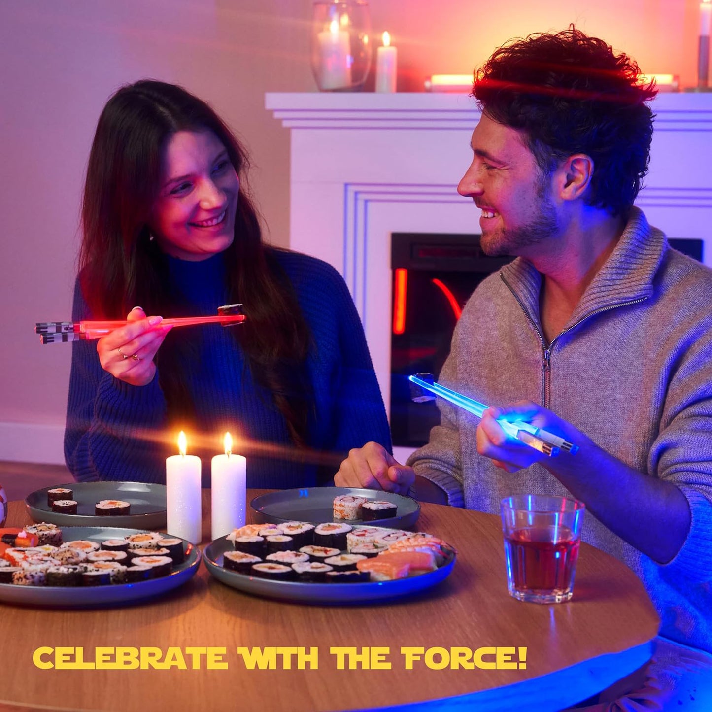 🥢LightSaber Chopsticks Light Up Saber Led✨ -🎉Thanksgiving Special Offers