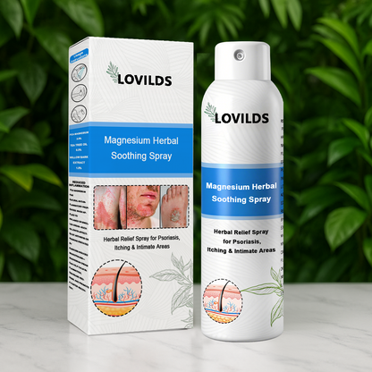 Official Store: LOVILDS™ 👩‍⚕️ Magnesium herbal spray against psoriasis — FDA approved (Relieves psoriasis and eczema, improves bacterial infections in the genital area, treats rosacea and hidradenitis suppurativa, and acne and warts) 🏅