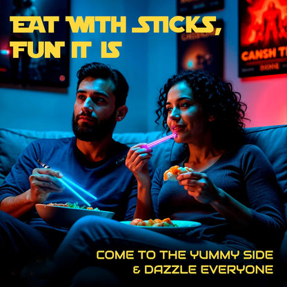 🥢LightSaber Chopsticks Light Up Saber Led✨ -🎉Thanksgiving Special Offers