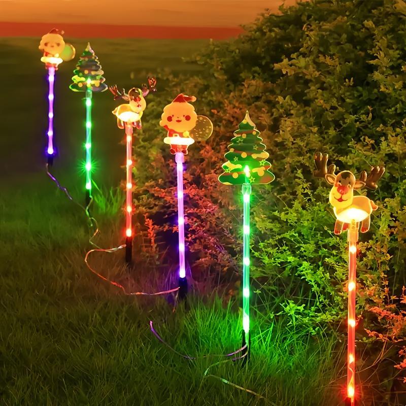 6-Pack Solar Christmas Decorative Lights - LED Fairy
