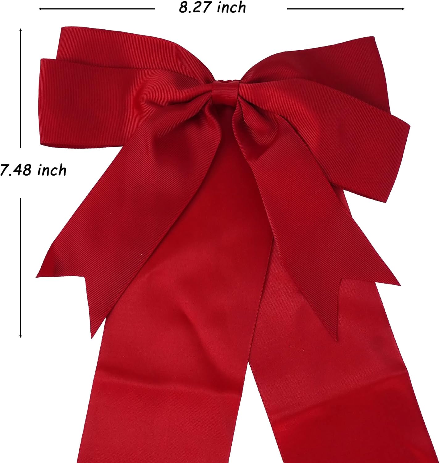 🎁 Red Christmas Cabinet Bow Set
