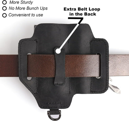 🔧 EDC Leather Multitool Belt Organizer💖