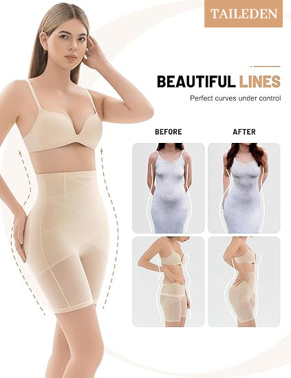 TAILEDEN™2025 women's adaptation panties Clothes Shapewear solid color high stretch shapewear
