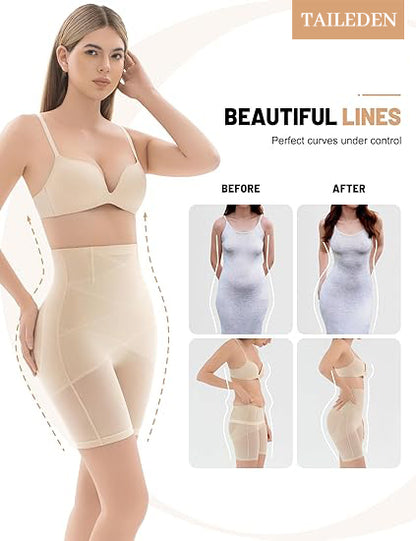 TAILEDEN™2025 women's adaptation panties Clothes Shapewear solid color high stretch shapewear