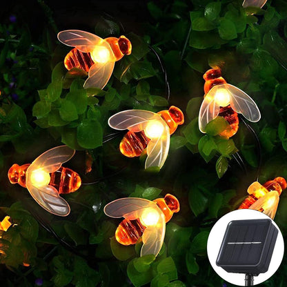 TAILEDEN™ 2025 Solar LED Bee String Lights - Cute Bee Garden Decoration