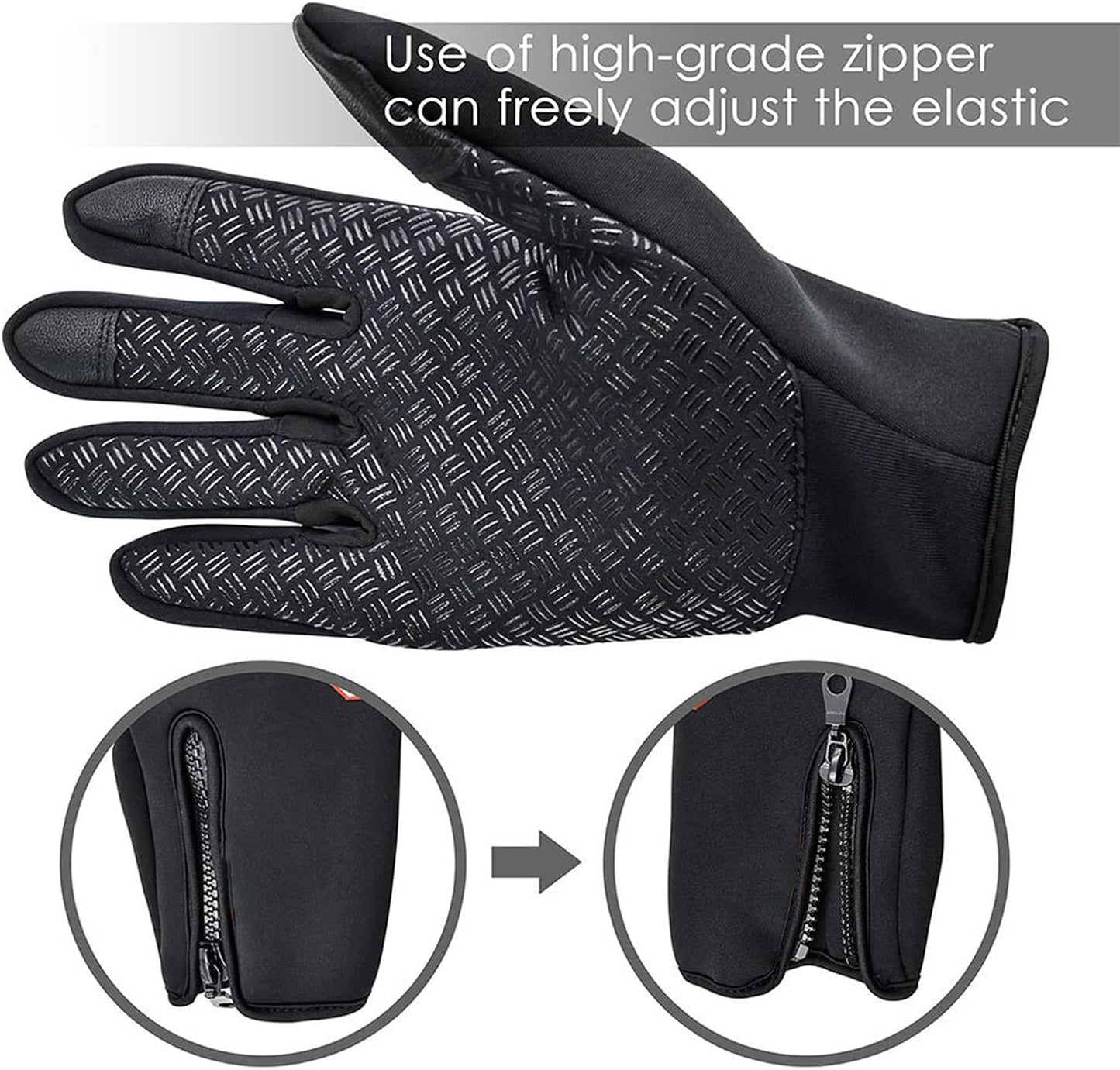Outdoor Winter Gloves-Touchscreen and Windproof Full
