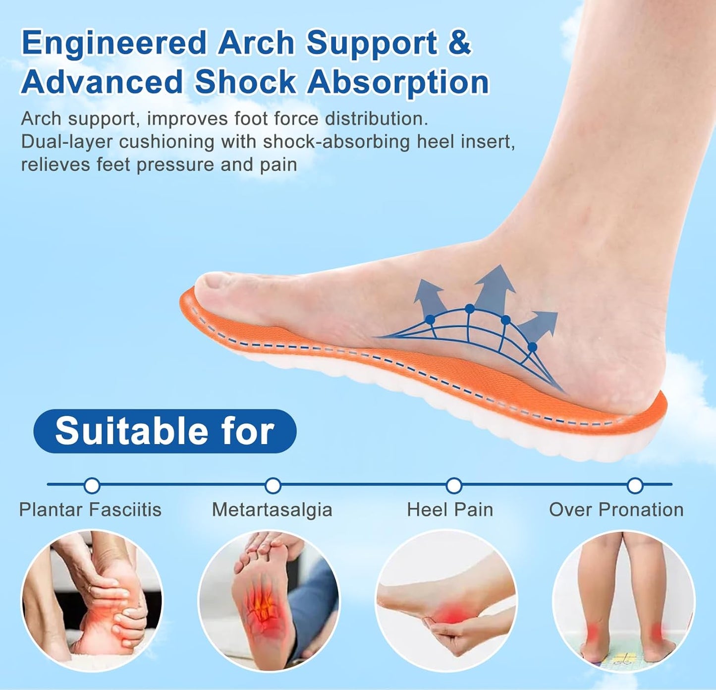 TAILEDEN™ Massage Insole for Foot & Joint Support🥾