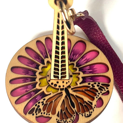 😍Portable Wooden Wrist Yarn Holder -with Leather Strap🧵