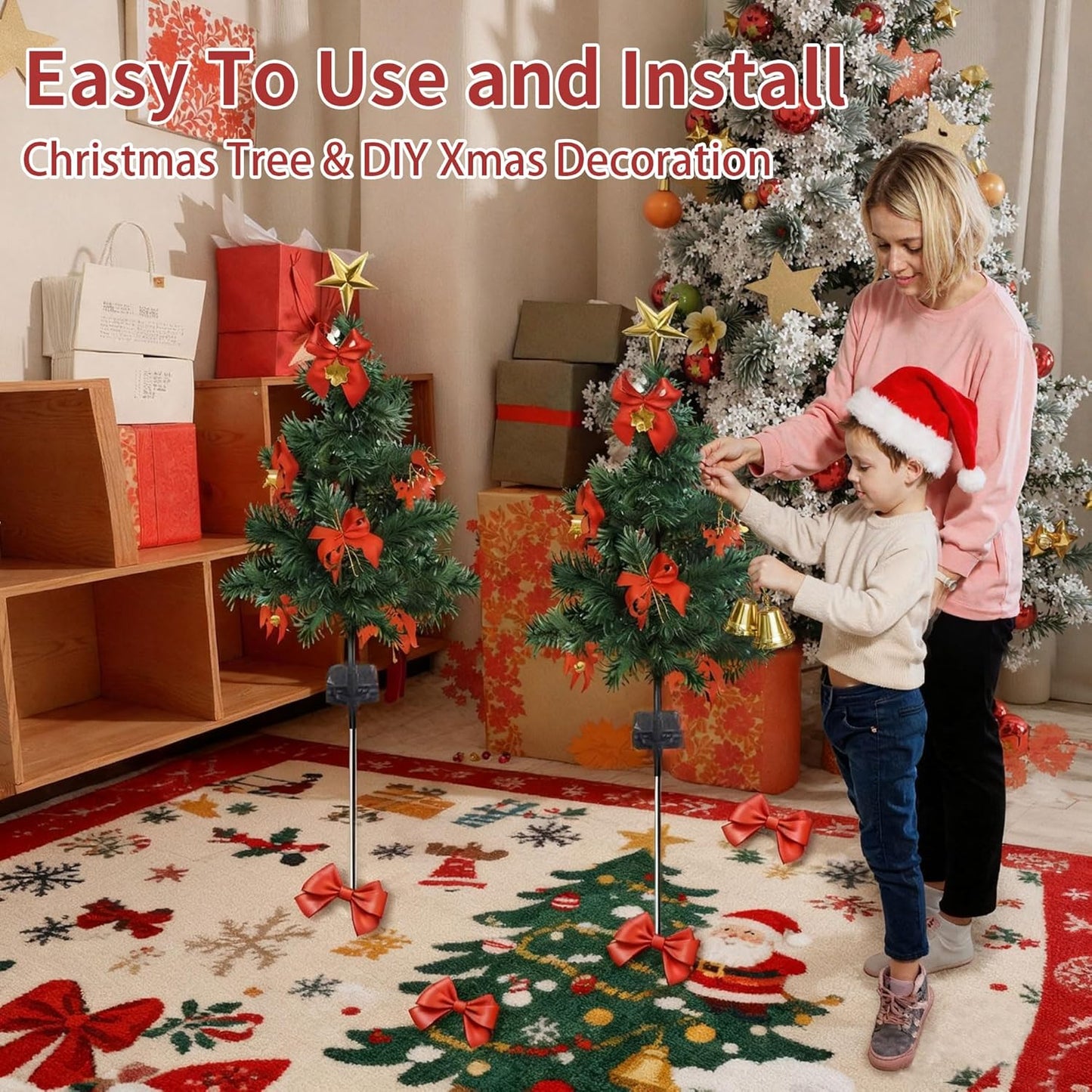 🎄 Upgraded Solar Christmas Tree Stake Lights-🎉Thanksgiving Special Offers