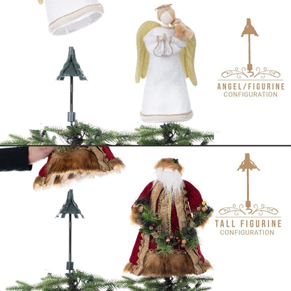 50% off on the last day!-🎄 Universal Christmas Tree Topper Holder –🔥 Secure, Stable & Invisible Support🔥