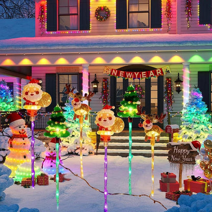 6-Pack Solar Christmas Decorative Lights - LED Fairy