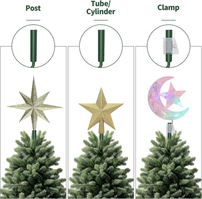 50% off on the last day!-🎄 Universal Christmas Tree Topper Holder –🔥 Secure, Stable & Invisible Support🔥