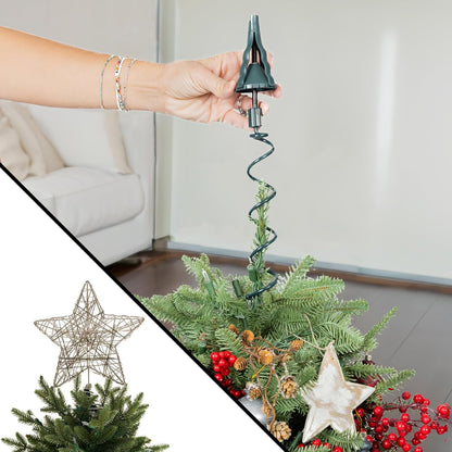 50% off on the last day!-🎄 Universal Christmas Tree Topper Holder –🔥 Secure, Stable & Invisible Support🔥
