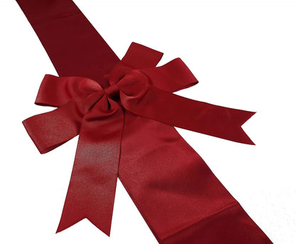 🎁 Red Christmas Cabinet Bow Set