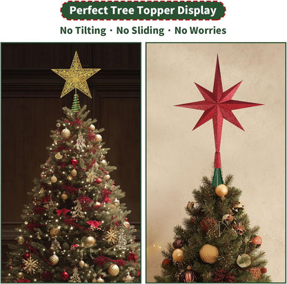 50% off on the last day!-🎄 Universal Christmas Tree Topper Holder –🔥 Secure, Stable & Invisible Support🔥