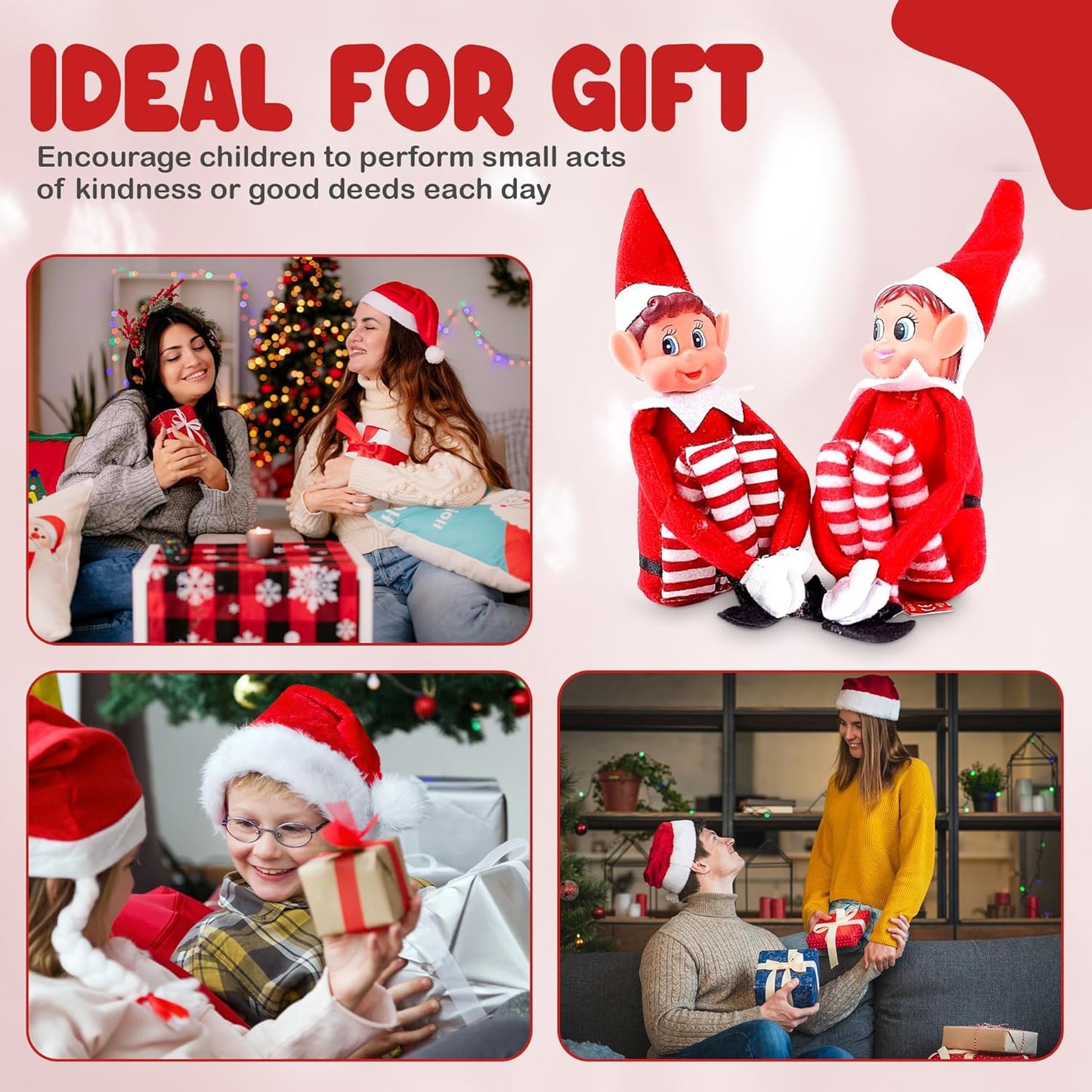 Playful Christmas Elves – Elfie & Elvie(12 in)