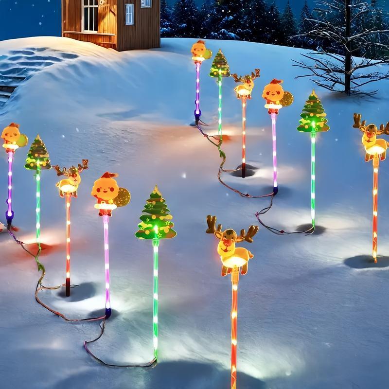6-Pack Solar Christmas Decorative Lights - LED Fairy