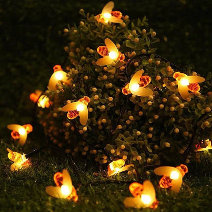 TAILEDEN™ 2025 Solar LED Bee String Lights - Cute Bee Garden Decoration