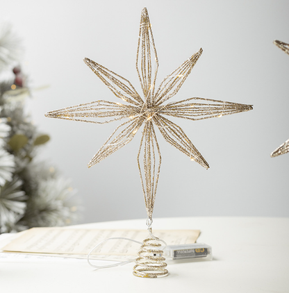 50% off on the last day!-🎄 Universal Christmas Tree Topper Holder –🔥 Secure, Stable & Invisible Support🔥