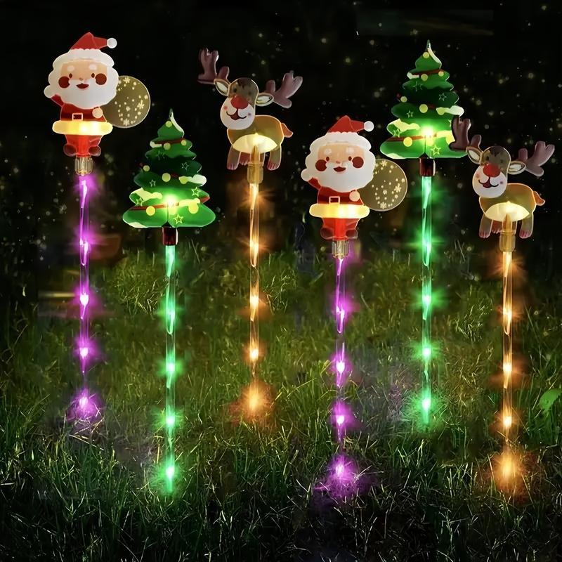 6-Pack Solar Christmas Decorative Lights - LED Fairy