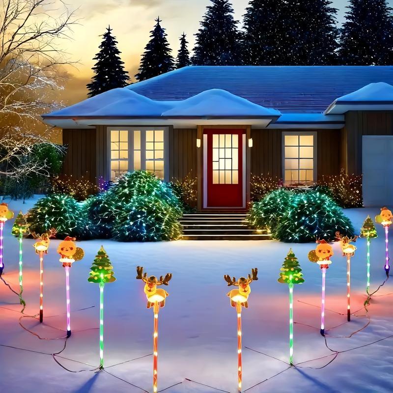 6-Pack Solar Christmas Decorative Lights - LED Fairy